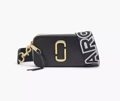 THE SNAPSHOT MARC JACOBS NEGRO LOGO DORADO